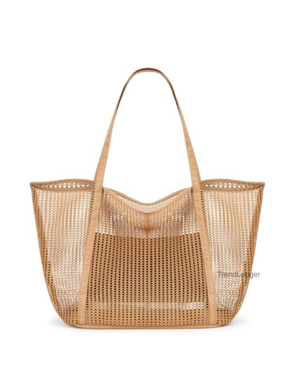 Nylon Mesh Beach Tote Bag 27L Large Capacity Shoulder Hobo Foldable